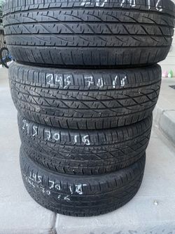 245 70 16.     90 tread tires  destination Firestone