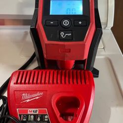 FOR SALE: Milwaukee M12 12V Cordless Compact Inflator and Charger