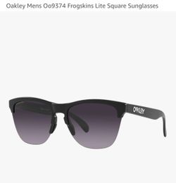 Oakley Mens Oo9374 Frogskins Lite Square Sunglasses