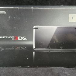 Nintendo 3DS Cosmo Black- Japanese Region-CIB-READ DISCRIPTION 