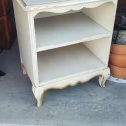 Vintage French Provincial Nightstand 