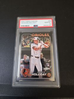 2024 Topps Chrome Jackson Holliday RC PSA 10