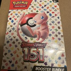 Pokemon 151 Booster Bundle (6 Packs) NEW SEALED