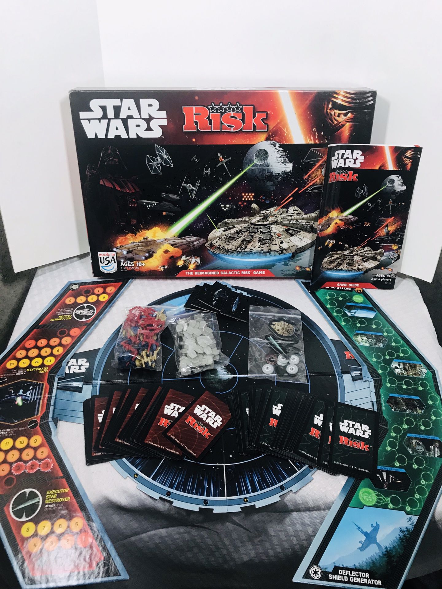 Disney Hasbro Star Wars RISK Board Game 100% complete