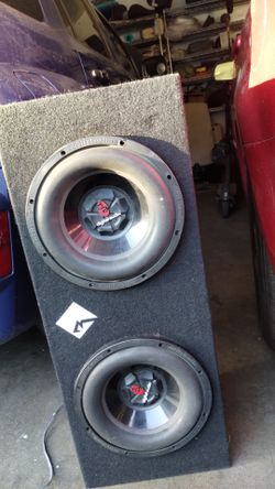 Kenwood sub. And amp combo