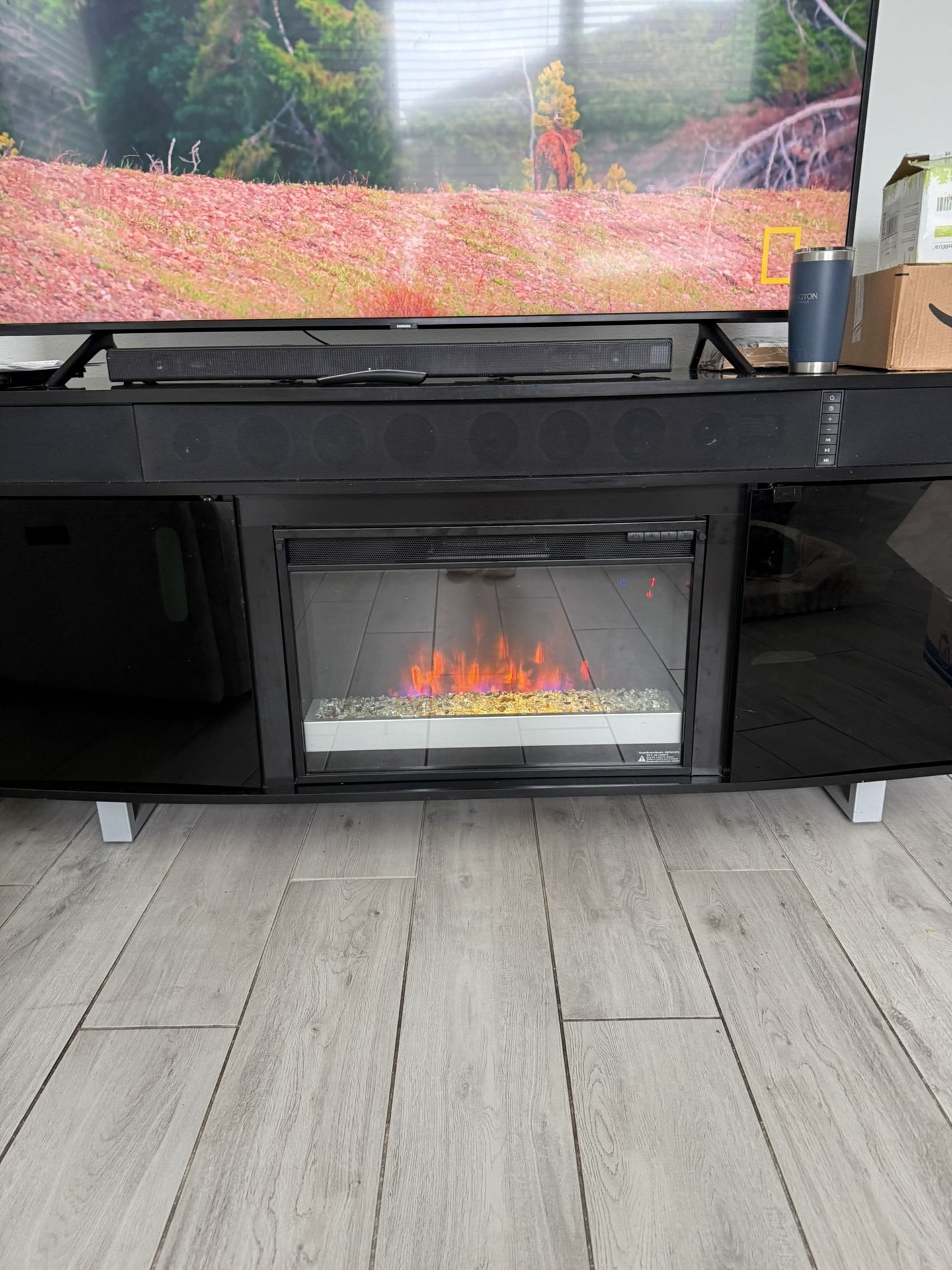 Tv Stand With Fireplace
