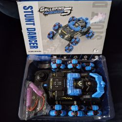 NEW 6WD Spray Swing Arm Remote Control Stunt Car Toy With Light 360 Rotation