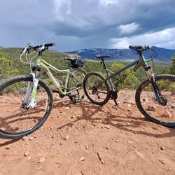 Two Mountain Bikes