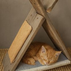 Wooden Kitten Playhouse
