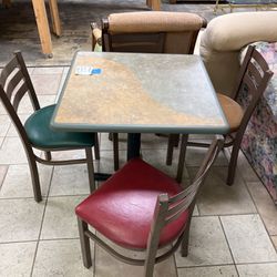 Subway Table With 4 Chairs 