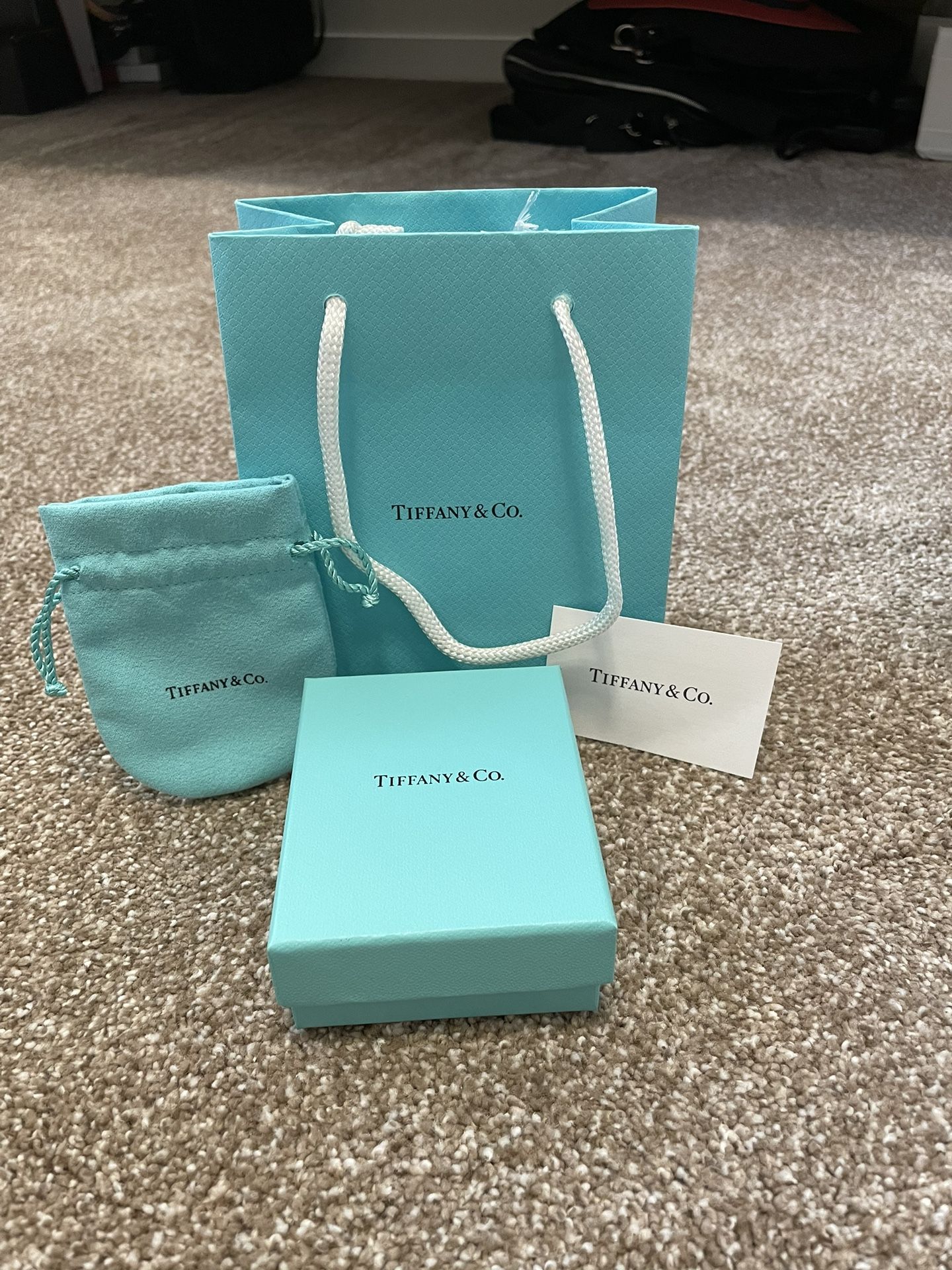 Tiffany & Co. Bag and Box bundle 5 piece set
