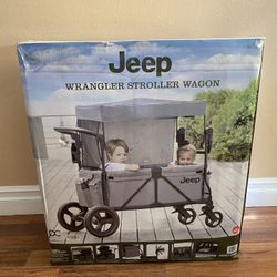JEEP WRANGLER STROLLER AND WAGON BRAND NEW WITH CAR SEAT ADAPTER 👩👩🧒🧒