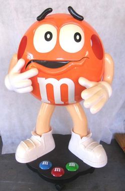 Rare Orange M&M Character 36in Display Collectible