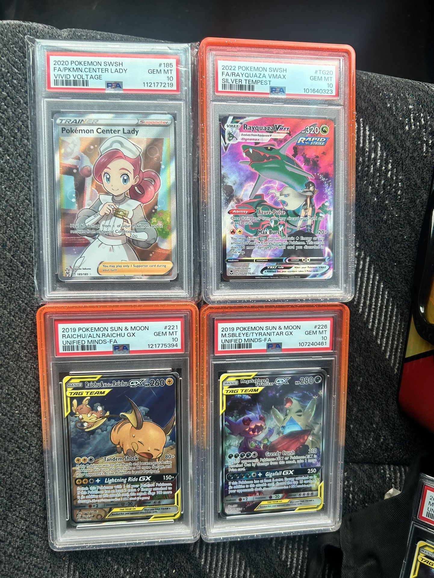 Pokemon Psa Gem Mint 10 Cards Tag Team