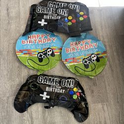 Video Game Foil Balloons 