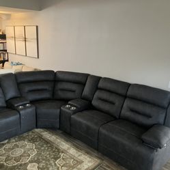 Sectional Recliner Sofa Set