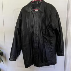 Men's Biker Leather Jacket 