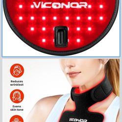 🔴 Red & Near-Infrared Light Therapy Device (Neck & Chest) – Brand New