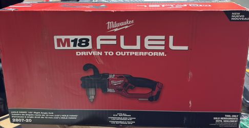 Milwaukee M18 FUEL GEN I| 18V Lithium-lon Brushless Cordless 1/2 in. Hole Hawg Right Angle Drill (Tool-Only)