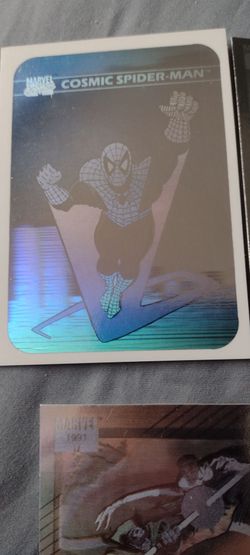 Holograms Cosmic Spiderman.  Doctor Doom Fantastic Four vs Mole Man cash porch pickup Redmond 7