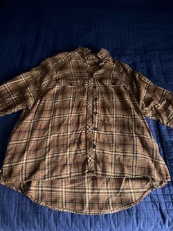 Wild Fable Brown Flannel Shirt