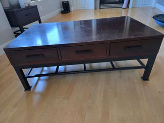 Free QUALITY Coffee table, Sofa table, side table - free, needs TLC