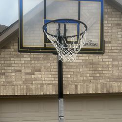 Spalding 44 Inch Adjustable Basketball Hoop