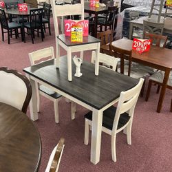 💥HUGE Blowout Furniture Sale!💥 Brand New Table W/ 4 Chairs! $50 Down Takes It Home Today!