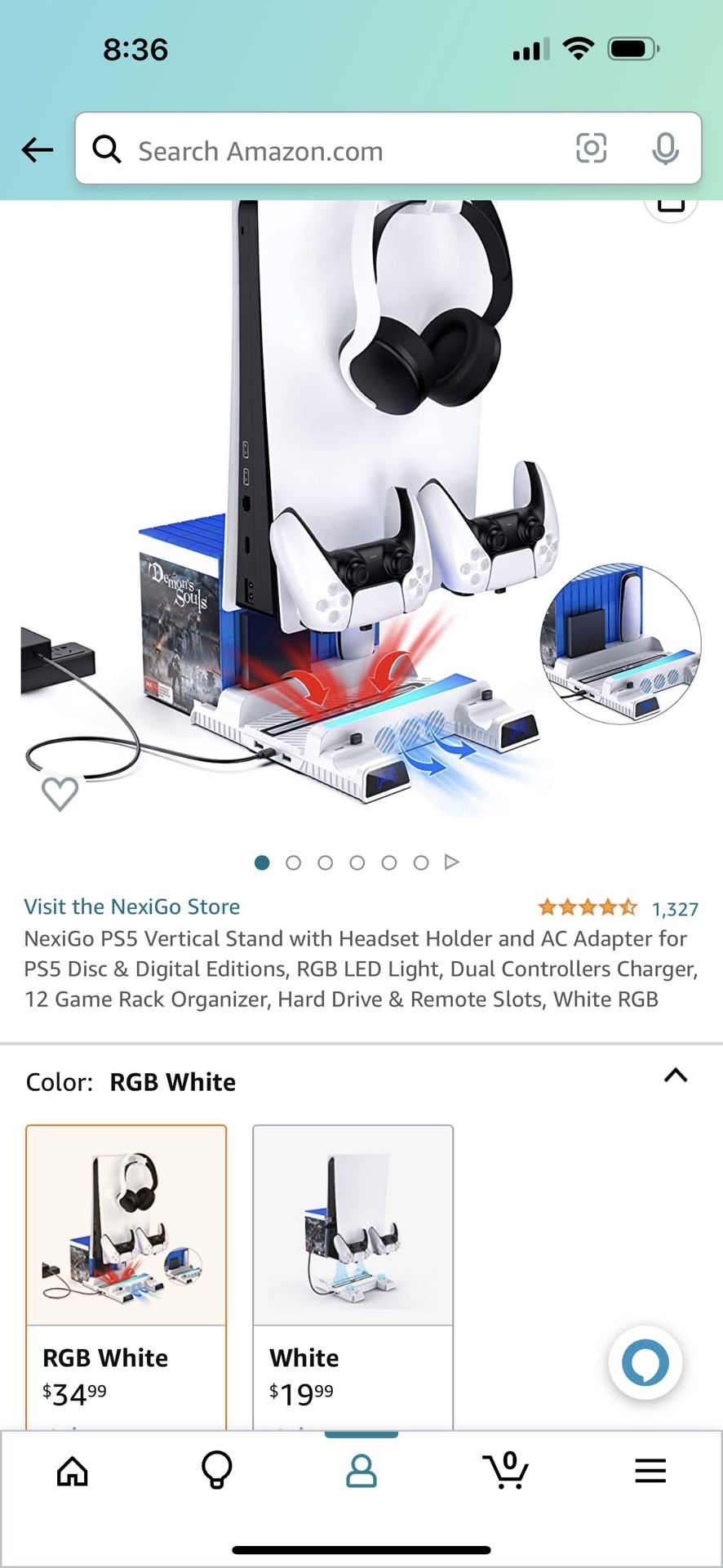 PS5 Dock With Controller Charger And Fan