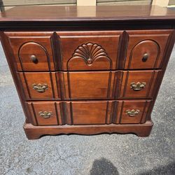 Vintage Solid Wood Chest Of Drawers