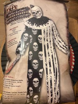 Skull Clown Costume