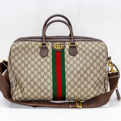 Gucci Ophidia Carry On Medium GG Canvas Duffle Bag