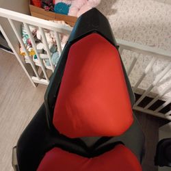 06 R1 Back Seat New Red Leather