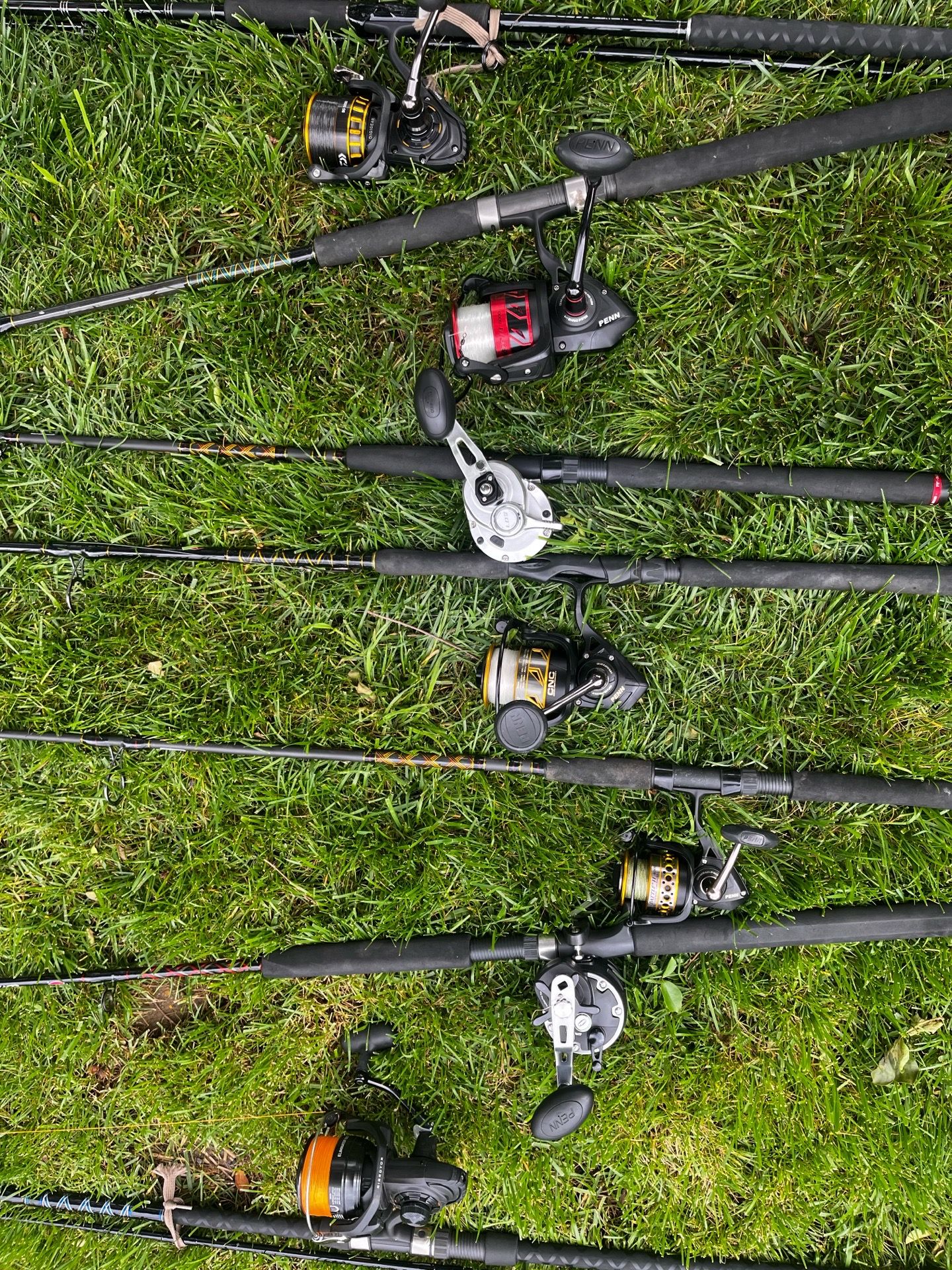 Fishing poles/rods