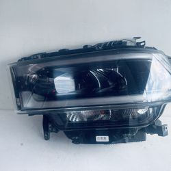 2019-2024 DODGE RAM 2(contact info removed) LEFT DRIVER SIDE HEADLIGHT LED OEM BLACK