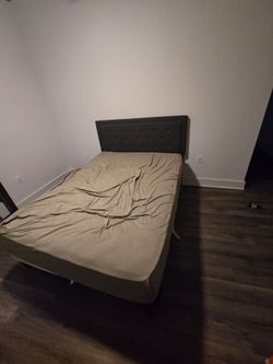 Free! Queen mattress and bed frame