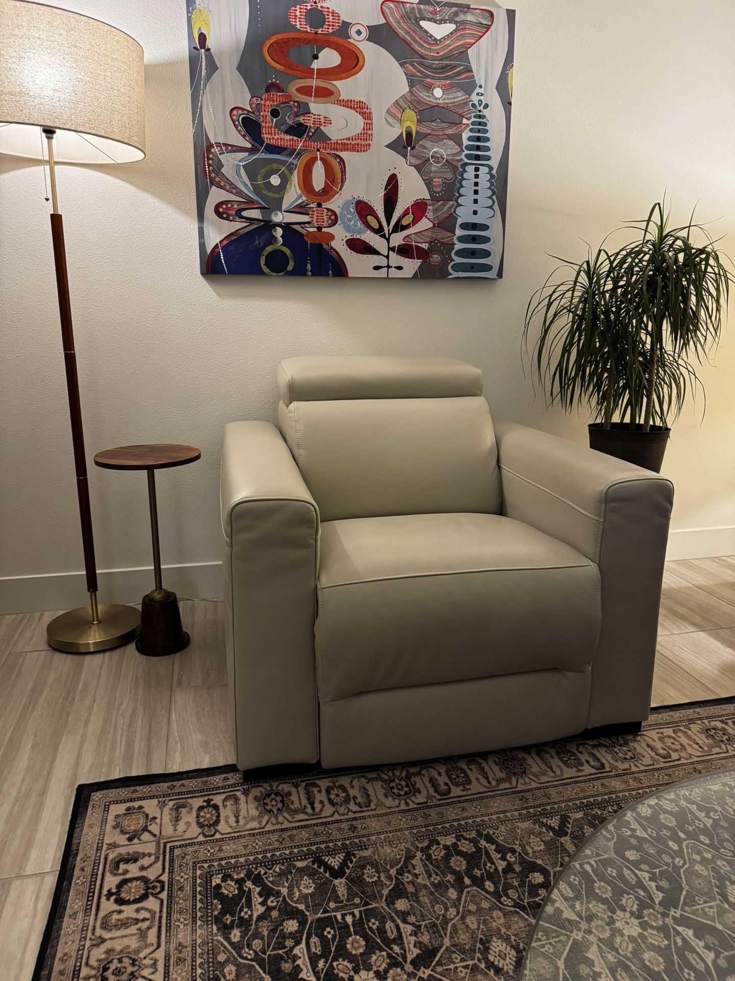 Leather Power Recliner