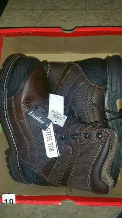 MEN'S WORK BOOTS STEEL TOE WATERPROOF NEW MANY SIZE NEW (REMOVED)