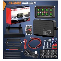 8 Gang Switch Panel Off-road Truck Relay Fuse Box