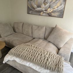 Furniture For Sale! Purchased Both Of Items Last Year Around This Time.  Lived Alone. Couch Is Nice Condition. Moving Out Asap. Couch + Table w Chairs