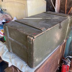 WW II Era Footlocker Box