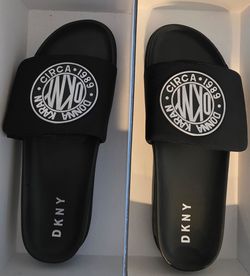 Title: DKNY Women's Sia Flat Sandals Size 9.5 (Like New with Box)