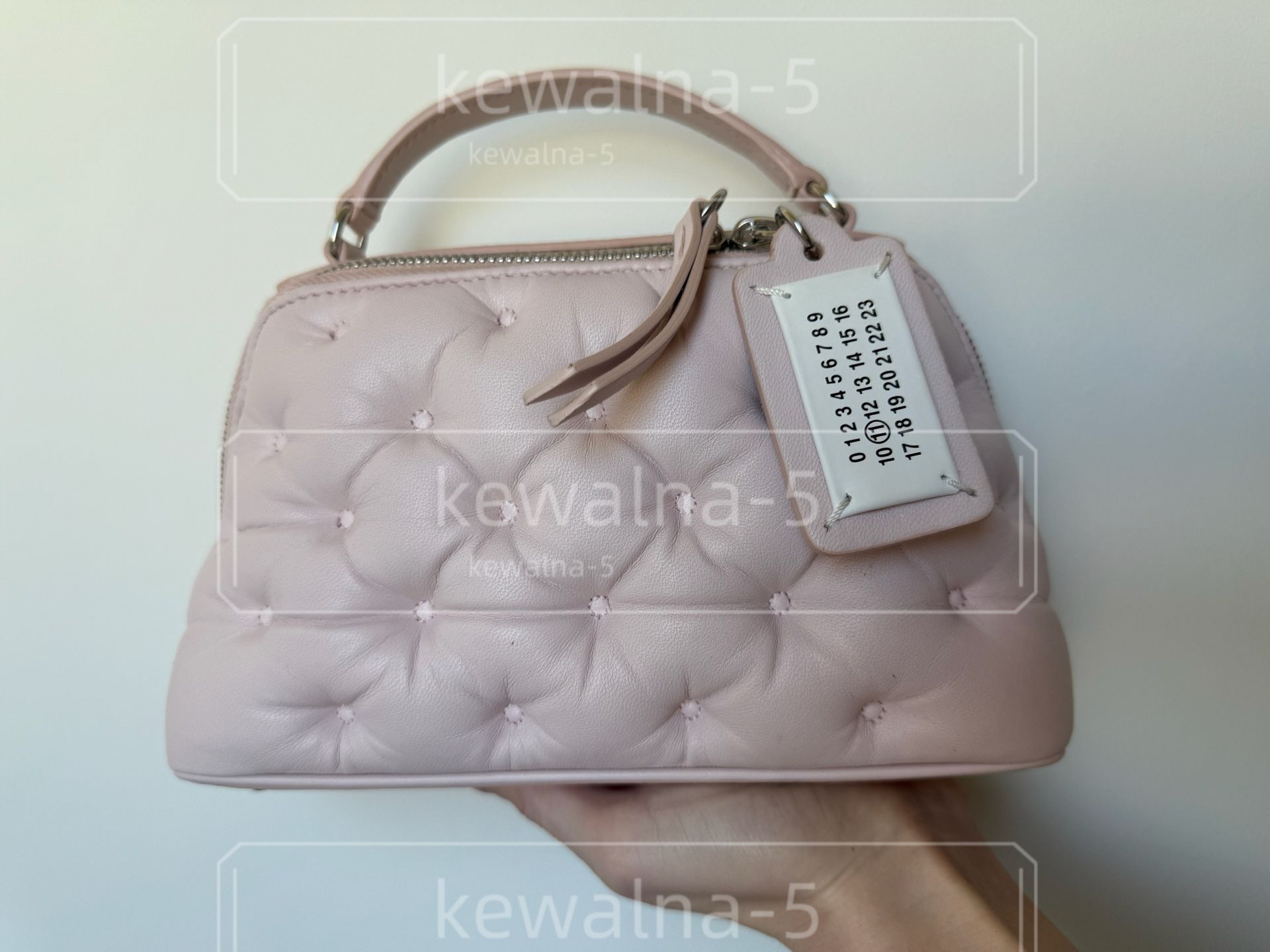 Maison Margiela Pink Glam Slam Trapezoid Bag (small cross body)