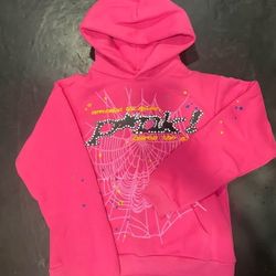 Pink Spider Hoodie 