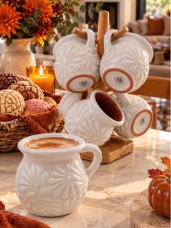 💥Talavera mug set of 6 with stand included 💥
