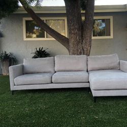 beautiful Ikea three-piece L-shaped sofa Grey