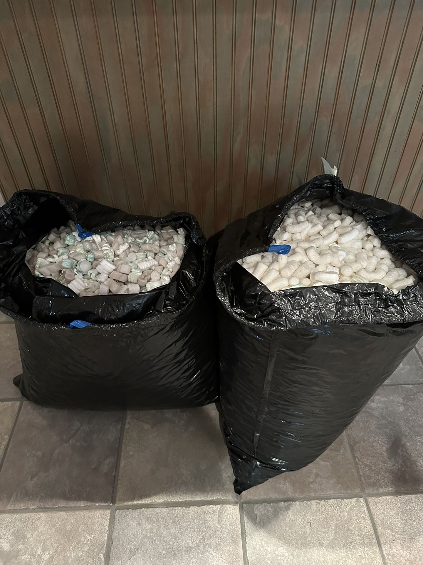 Packing Peanuts - Two(2) 33 Gallon Bags