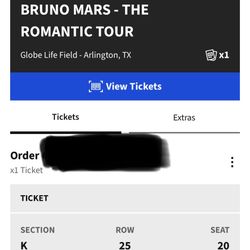 Bruno Mars The Romantic Tour