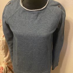 Womens Rock and Republic Zippered Sweatshirt 