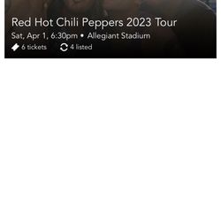 RHCP Tickets  Thumbnail